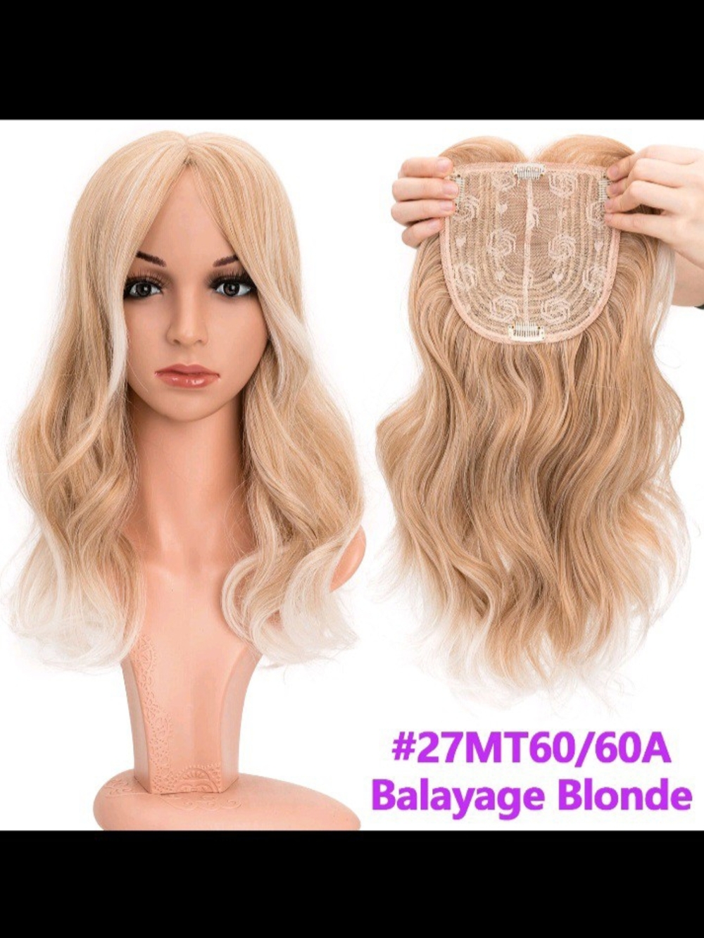 Balayage Blonde Women's Topper - #27MT60/60A